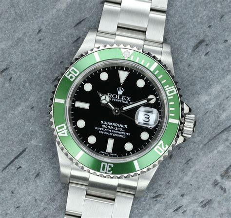 rolex argent vert|rolex verte.